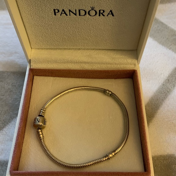 Sterling Silver Pandora Bracelet - Picture 2 of 2